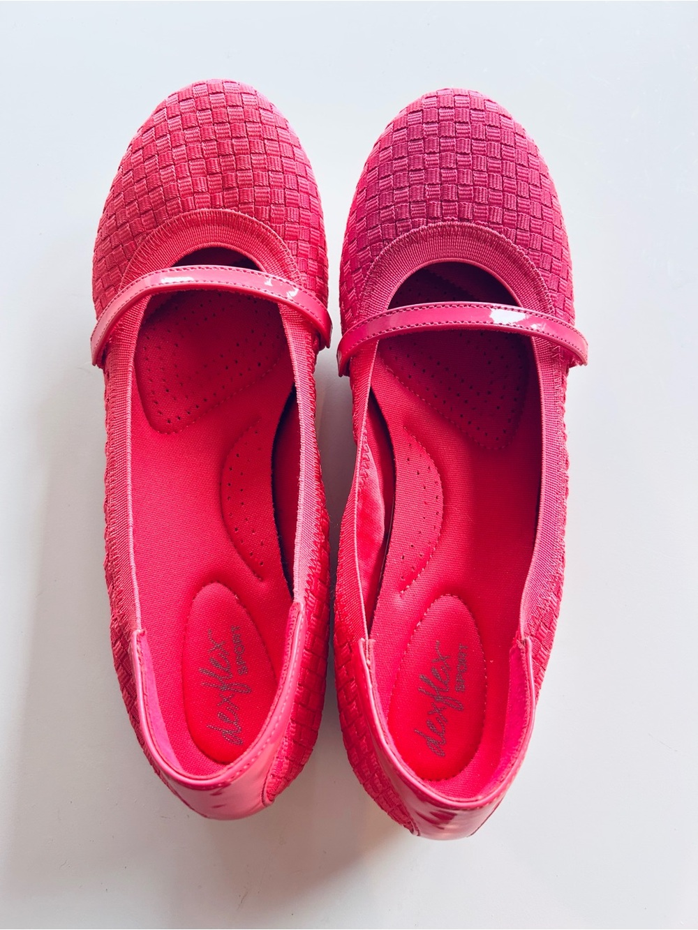 Dexflex sport Pink Mary Jane Ballet Flats, size 8.5
